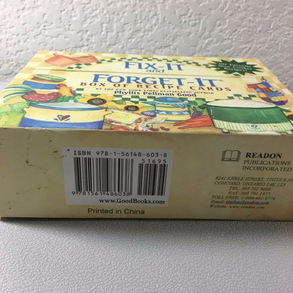 Fix It and Forget It Recipe Cards Slow Cooker Crock Pot - Picture 5 of 8